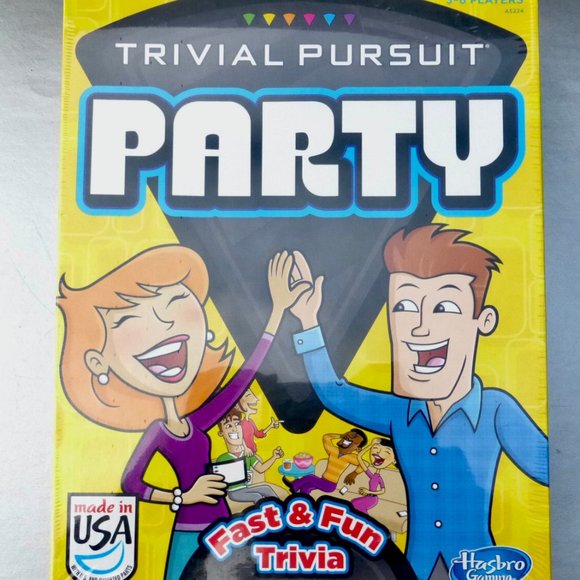 Trivial Pursuit Party Card Game NIB Fun Fast 16+ - Picture 1 of 8